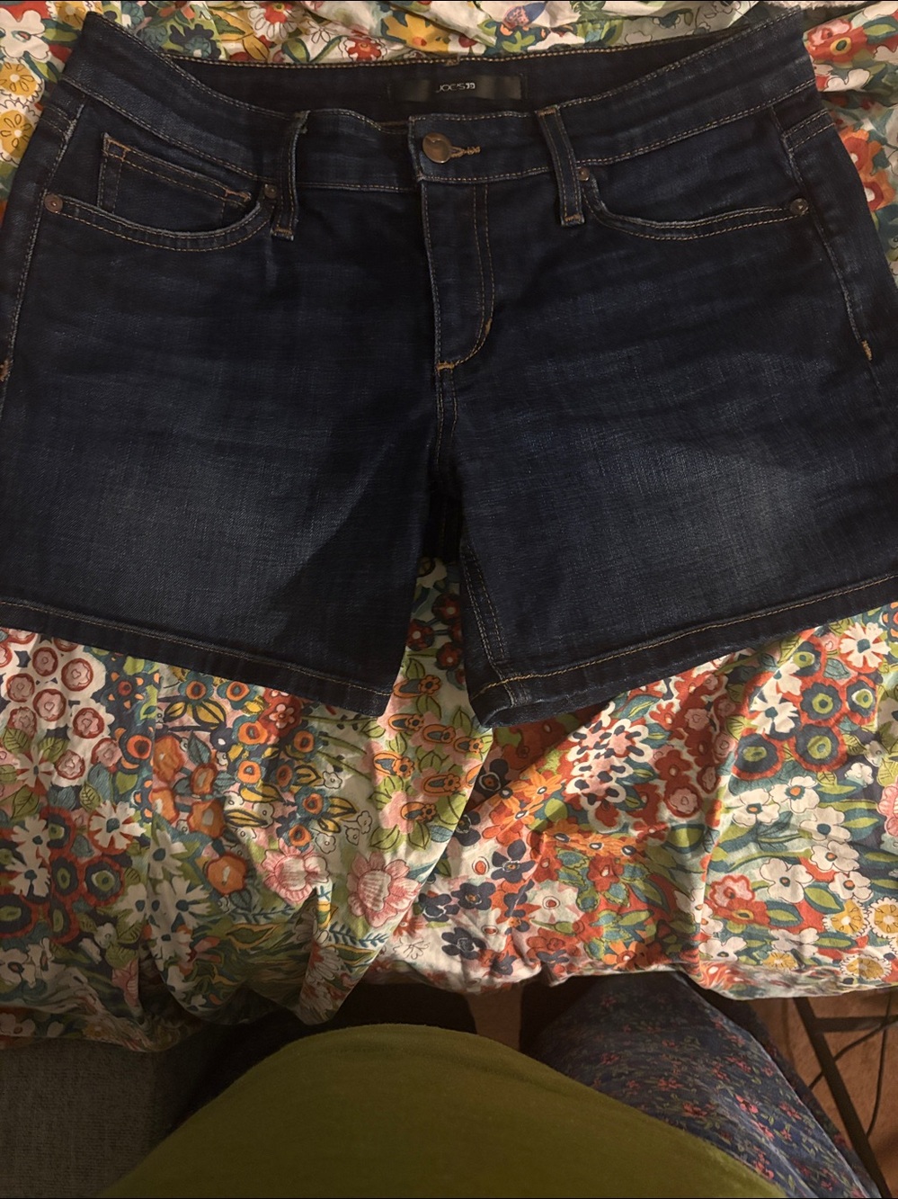Joe's Jeans Chrissy dark Blue Denim Shorts